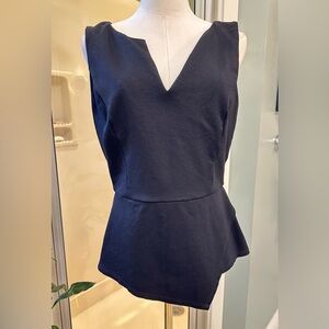 White House Black Market Sleeveless Black Top